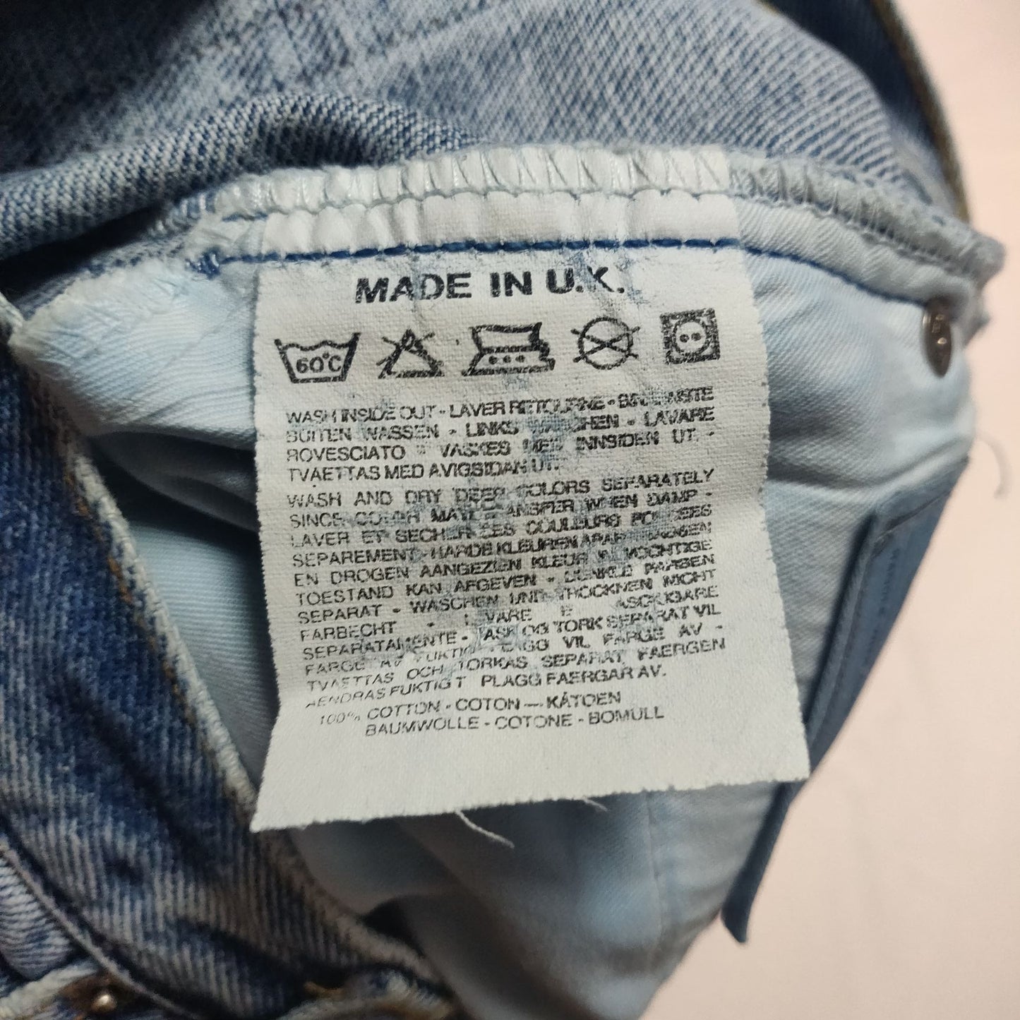 Levi Strauss 951 Vintage Blue Denim Jeans Women Size W24/L32