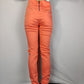 Pieces Coral High Waist Trousers Women Size Medium/Large