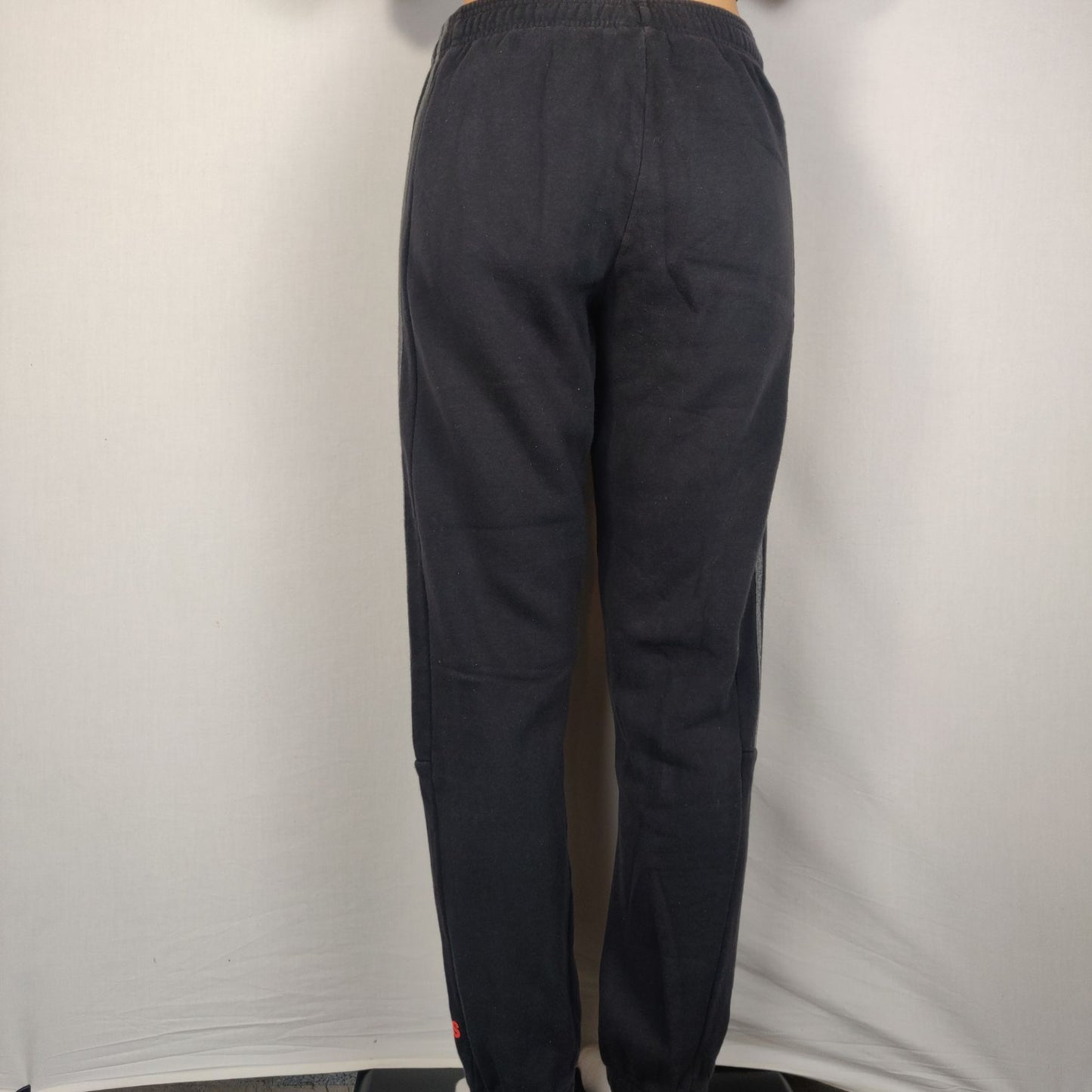 Adidas 3 Stripes Black Sweatpants Track Bottom Boys 13-14 Years