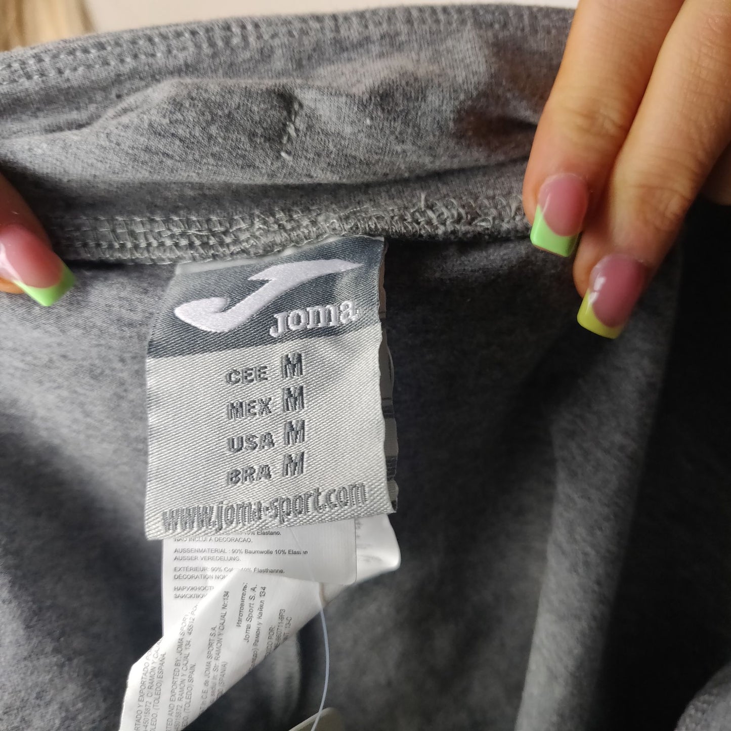 Joma Grey Sports Shorts Women Size Medium