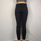 Zara Trafaluc Black Red Stripped Leggings Women Size Small