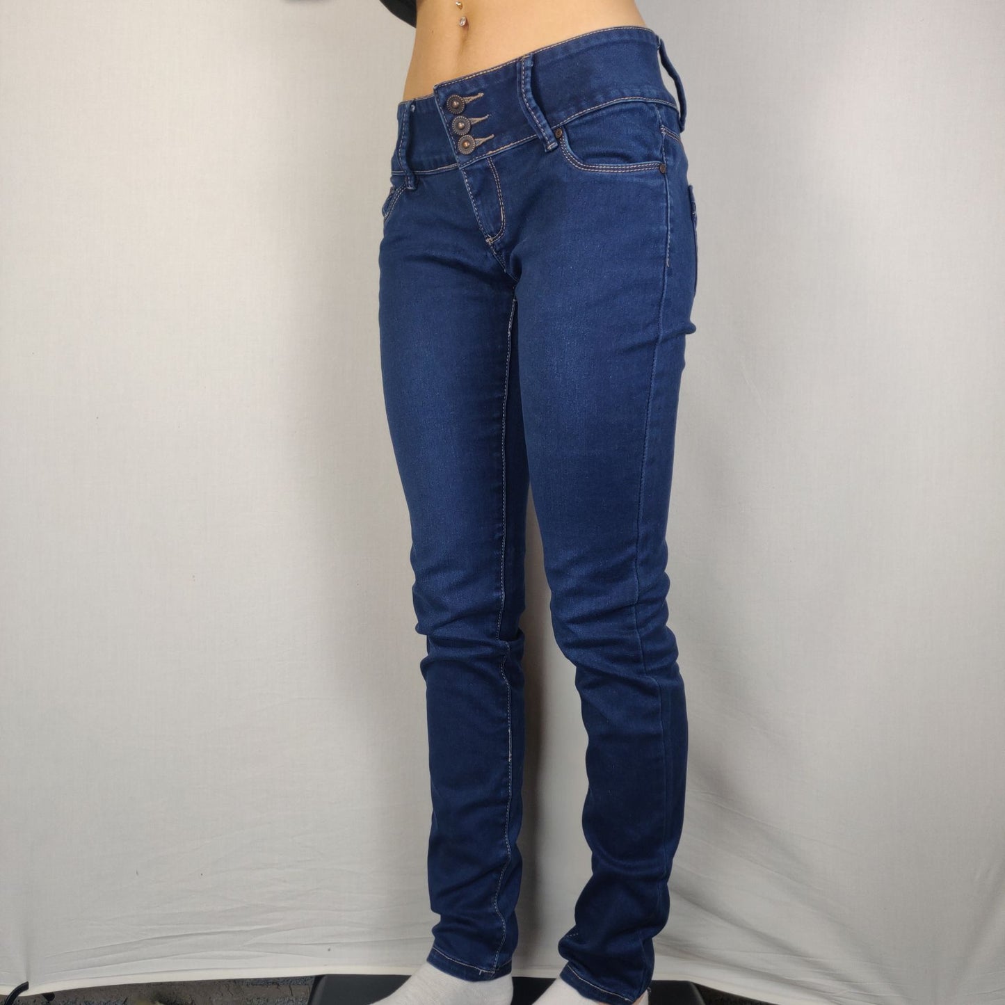 Ex Miss Blue Skinny Fit Jeans Women Size 38