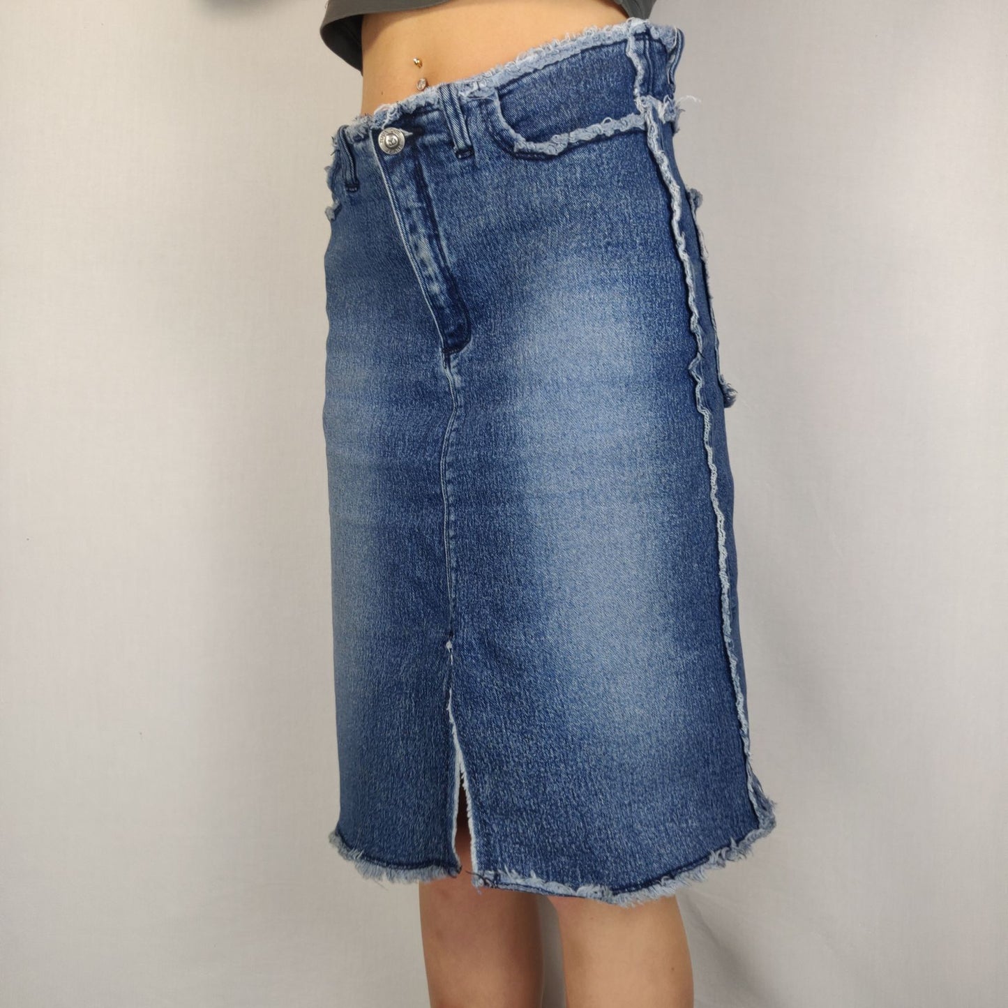 Younique Jeans Blue Jeans Skirt Women Size 11