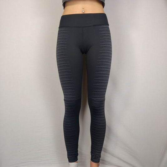 Forever 21 Black Training Leggings Women Size UK 8