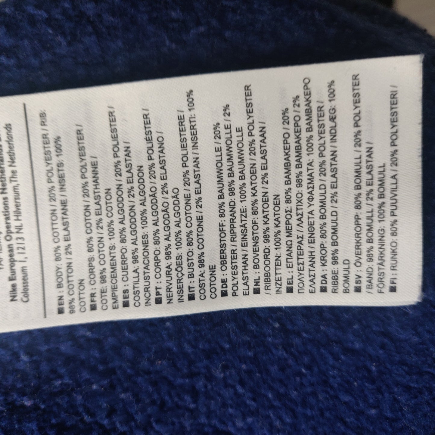 Nike Air Dark Blue Sweatshirt Boys Size XL