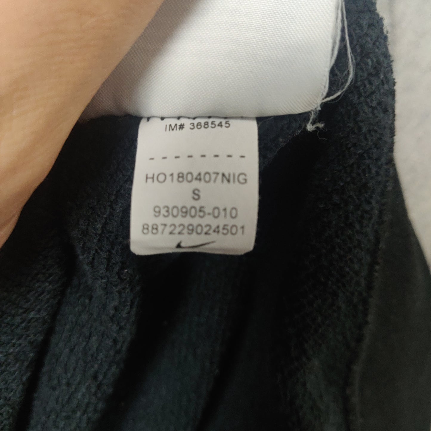 Nike Black Sweatshirt Men Size Small