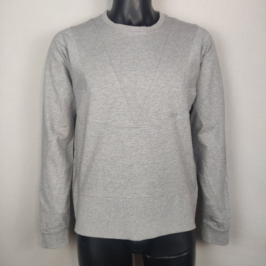 Adidas Grey Sweatshirt With Side Zip Men Size Medium