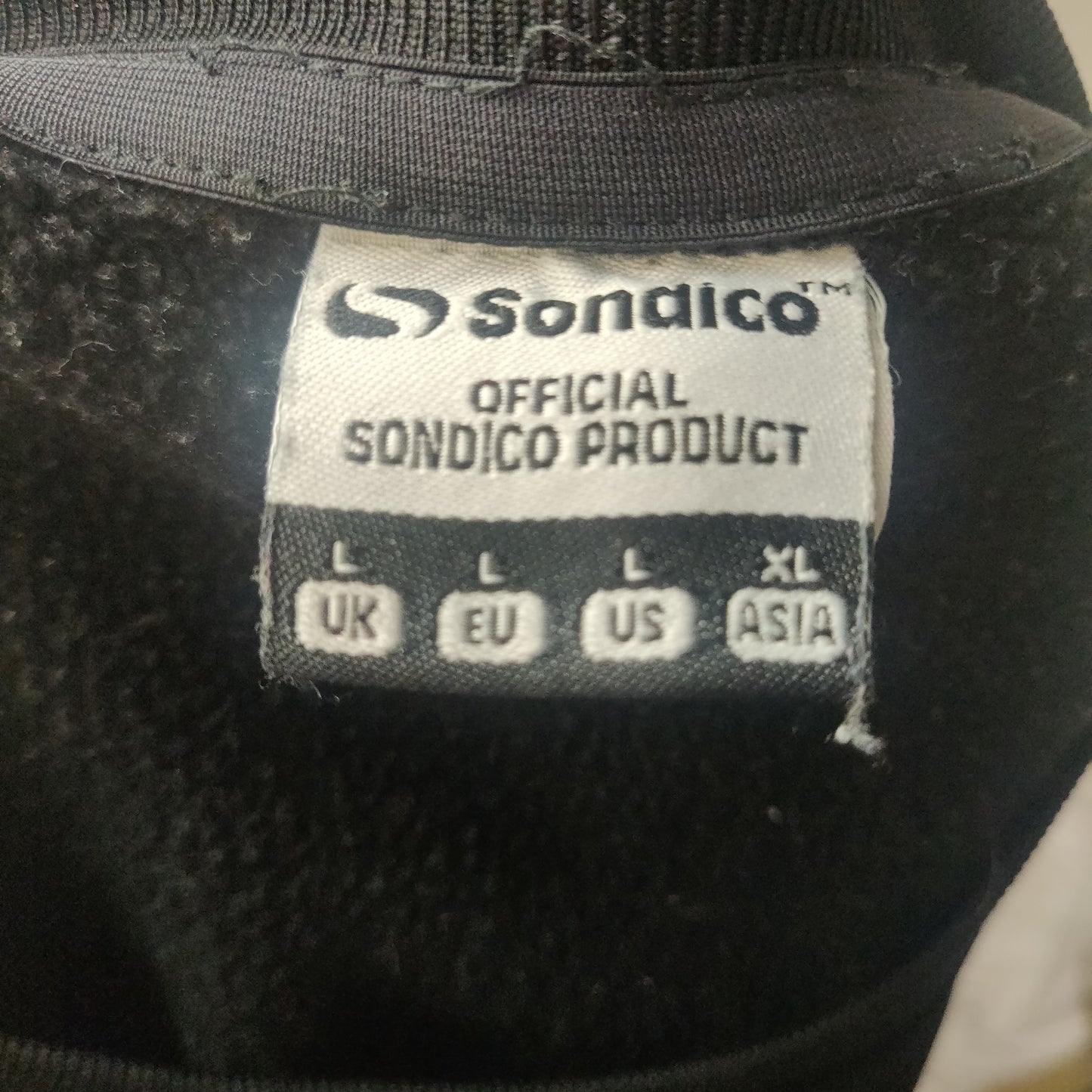 Sondico Black Sweatshirt Men Size Large