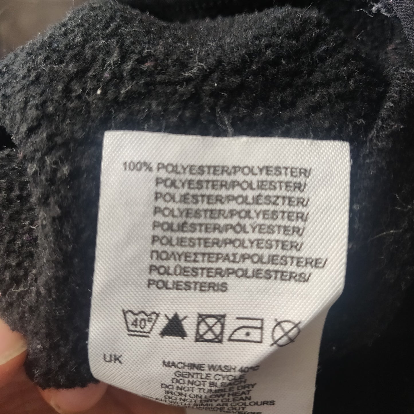 Sondico Black Sweatshirt Men Size Large