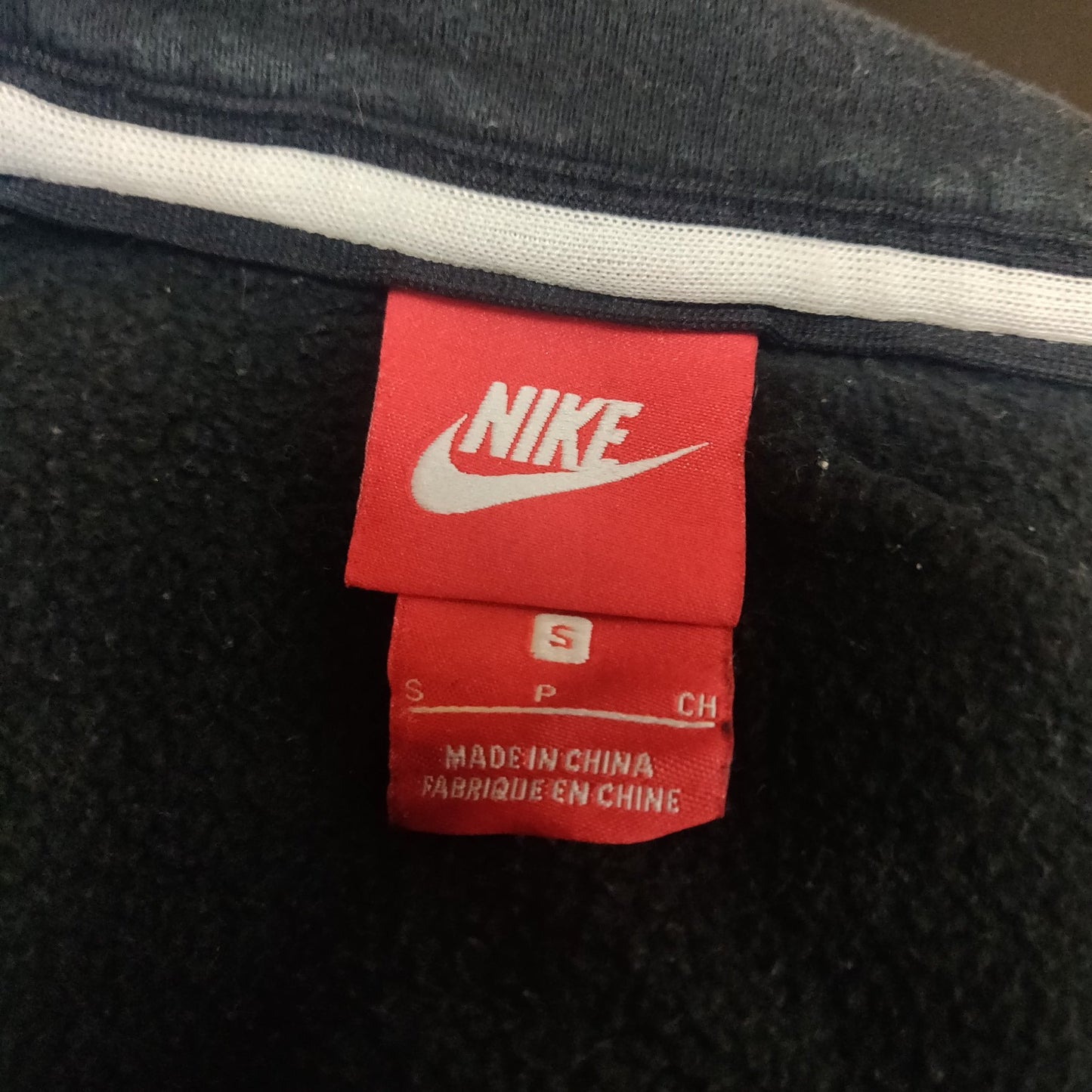 Nike Black Full Zip Hoodie Men Size Small