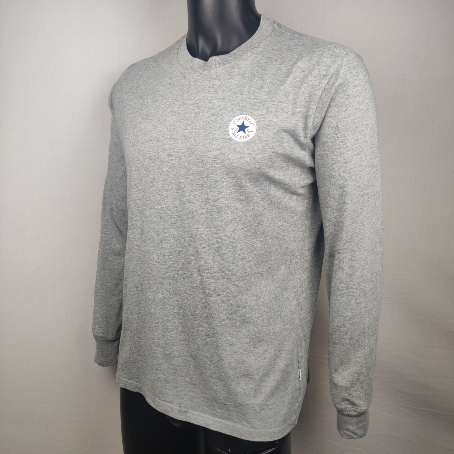Converse Grey Classic Fit Sweatshirt Men Size Small