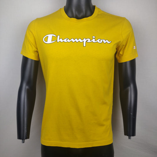 Champion Yellow T-Shirt Men Size XS