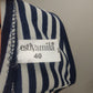 Estivamila Navy and White Bikini Set Women Size UK 10