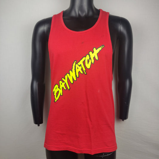 Baywatch Magaluf Loose Red Tank Top Men Size Medium