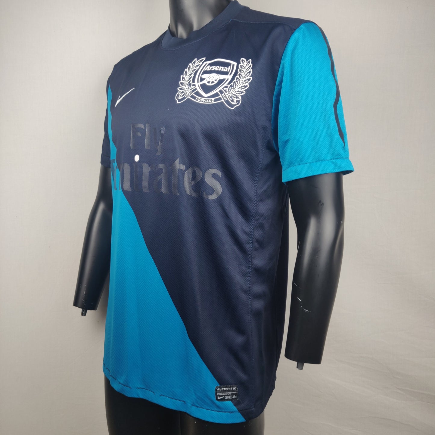 Arsenal 2011/2012 Away Nike Football Jersey Men Size Medium