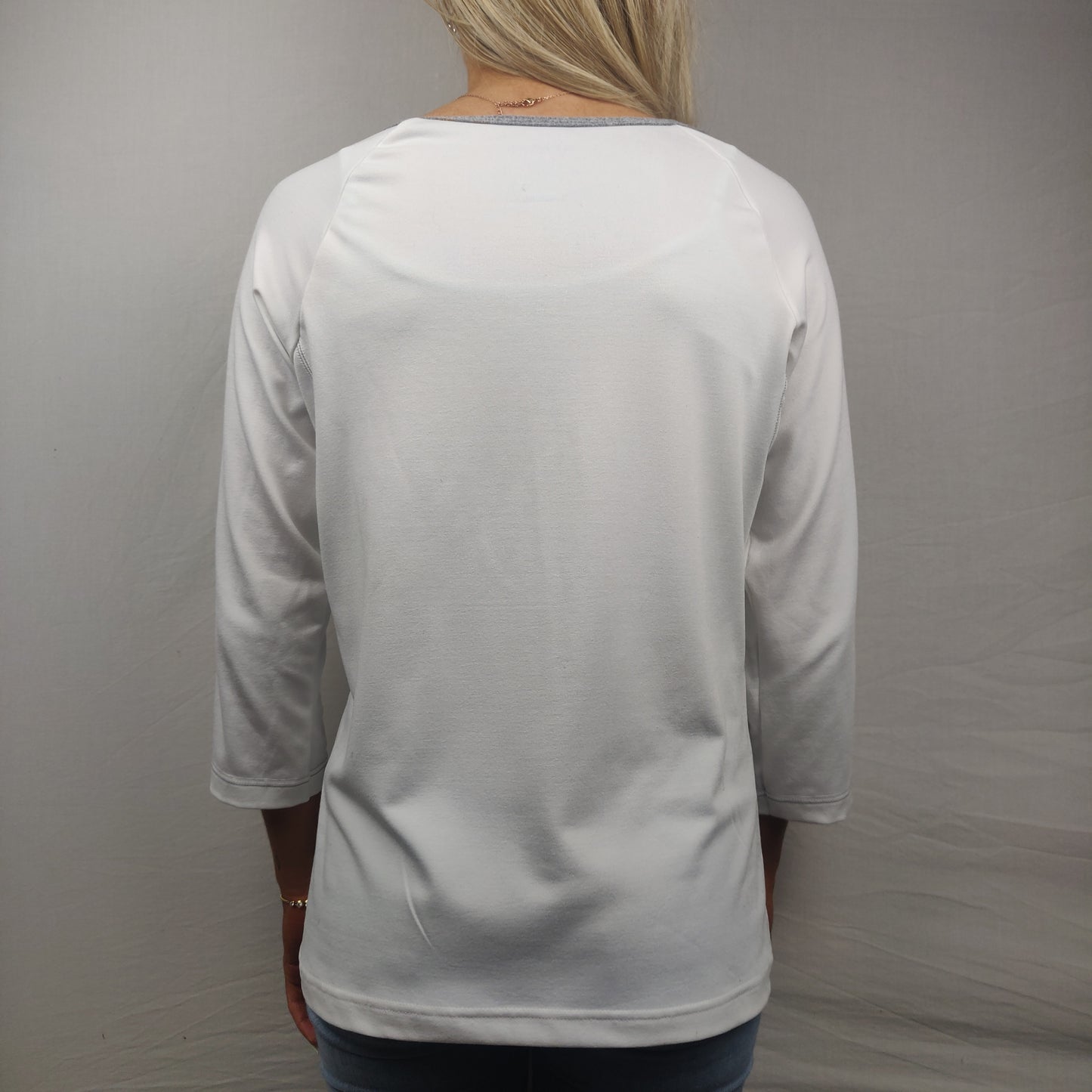 Reebok White Sweatshirt Women Size Large