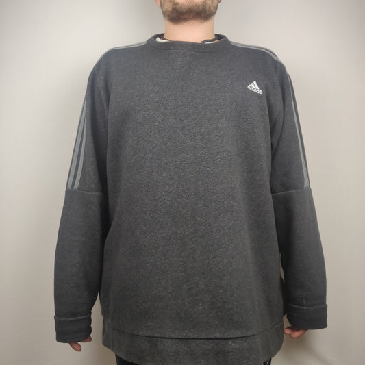 Adidas Dark Grey Sweatshirt Men Size 2XL