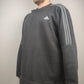 Adidas Dark Grey Sweatshirt Men Size 2XL