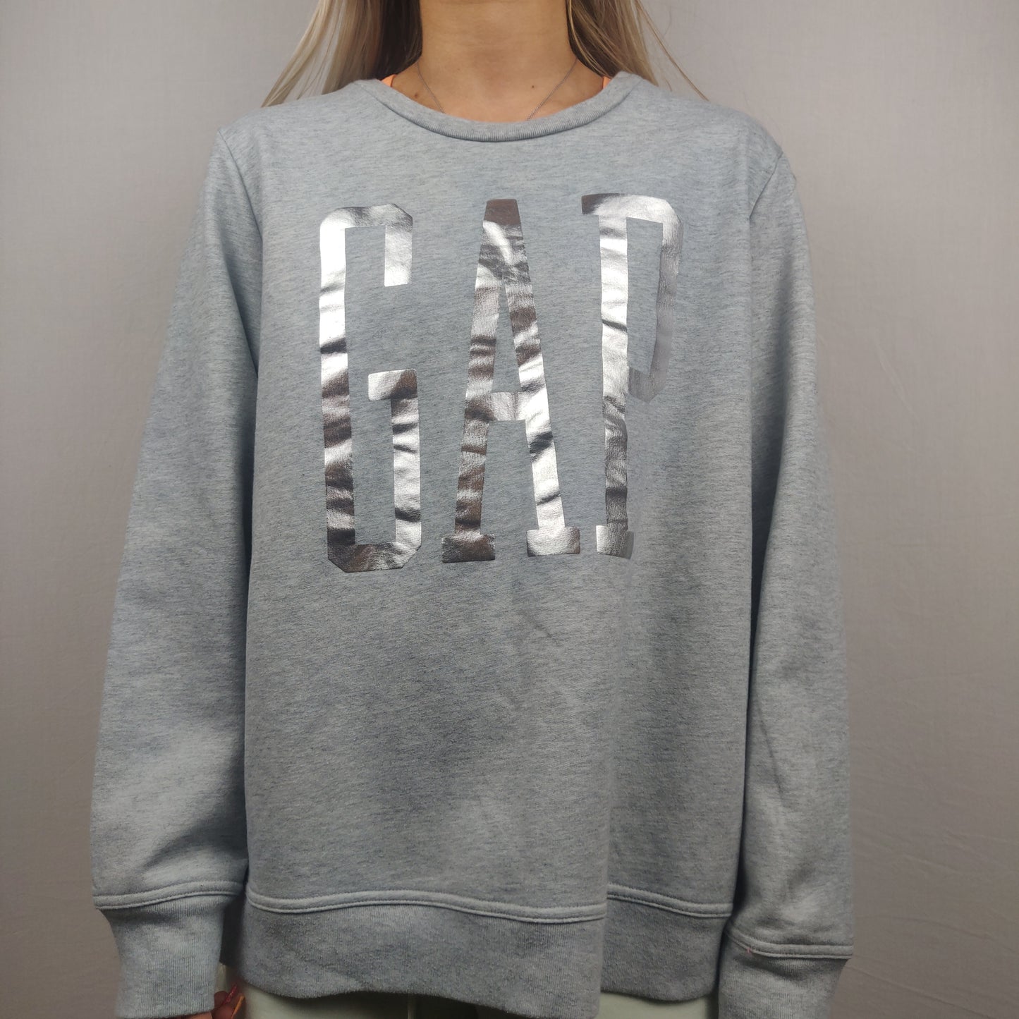 GAP Grey Sweatshirt Women Size Large