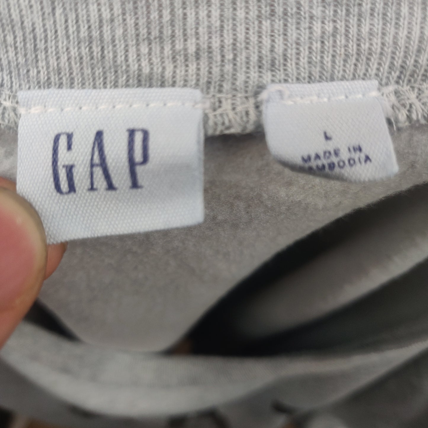 GAP Grey Sweatshirt Women Size Large