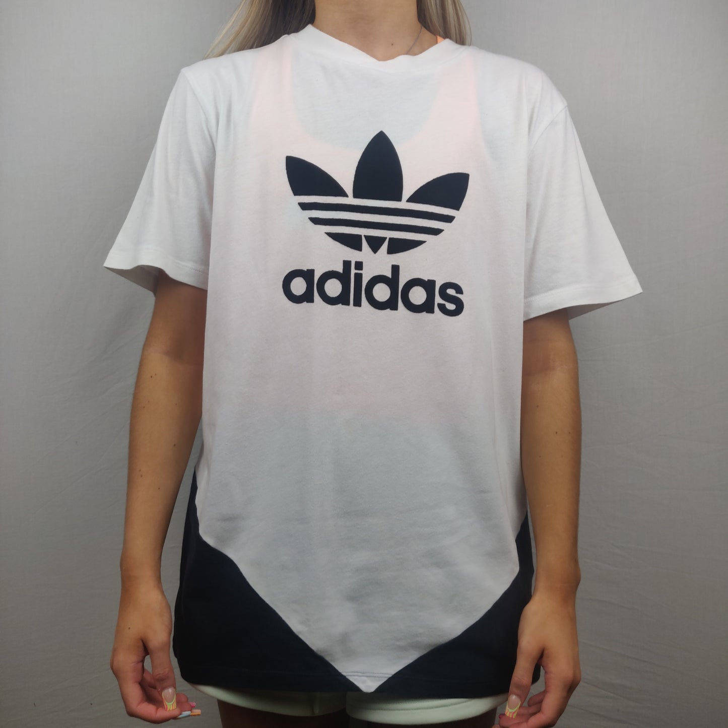 Adidas White T-Shirt Women Size UK 8