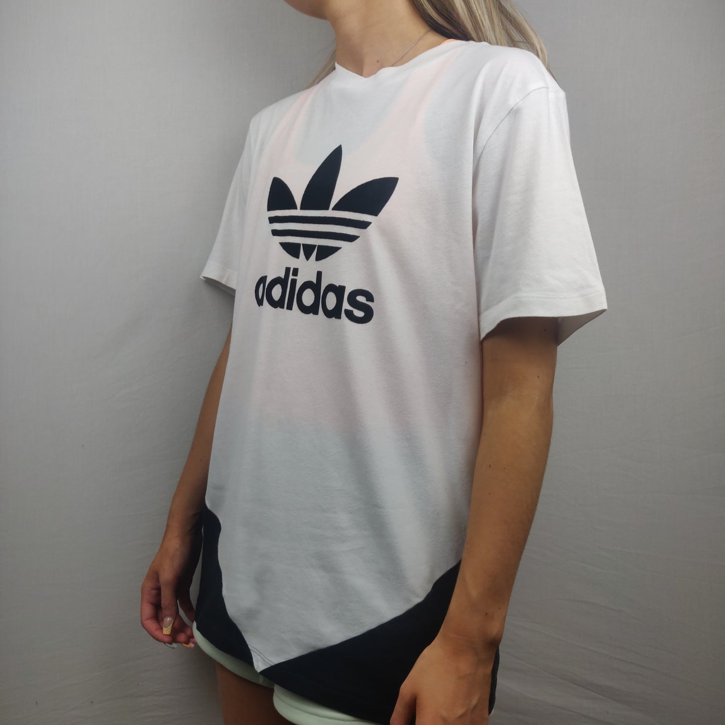 Adidas White T-Shirt Women Size UK 8