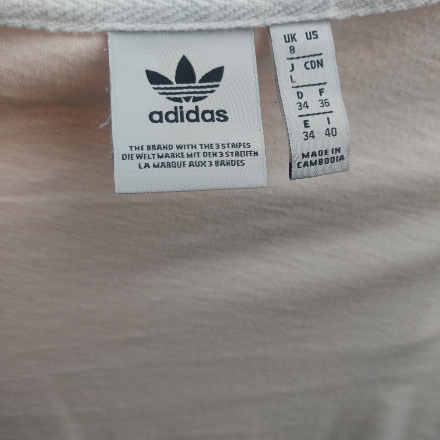 Adidas White T-Shirt Women Size UK 8