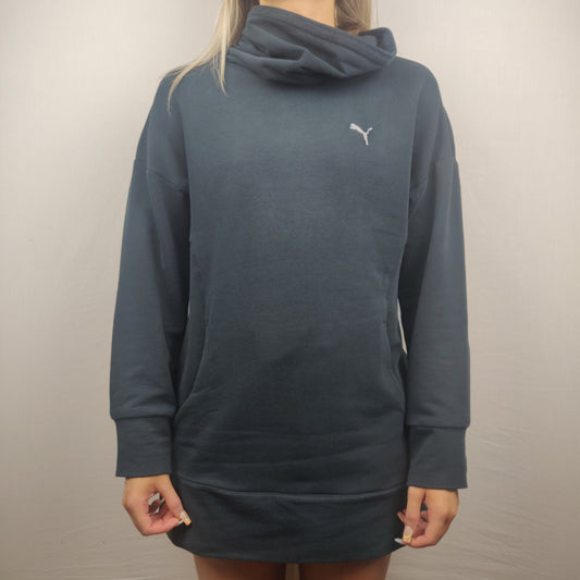 Puma Black High Neck Sweatshirt Women Size UK 10