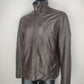 Wilsons Brown Leather Vintage Jacket Men Size Large