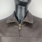 Wilsons Brown Leather Vintage Jacket Men Size Large