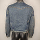 Levi Strauss & Co Vintage 1985 Blue Cropped Denim Jacket Men Size Large