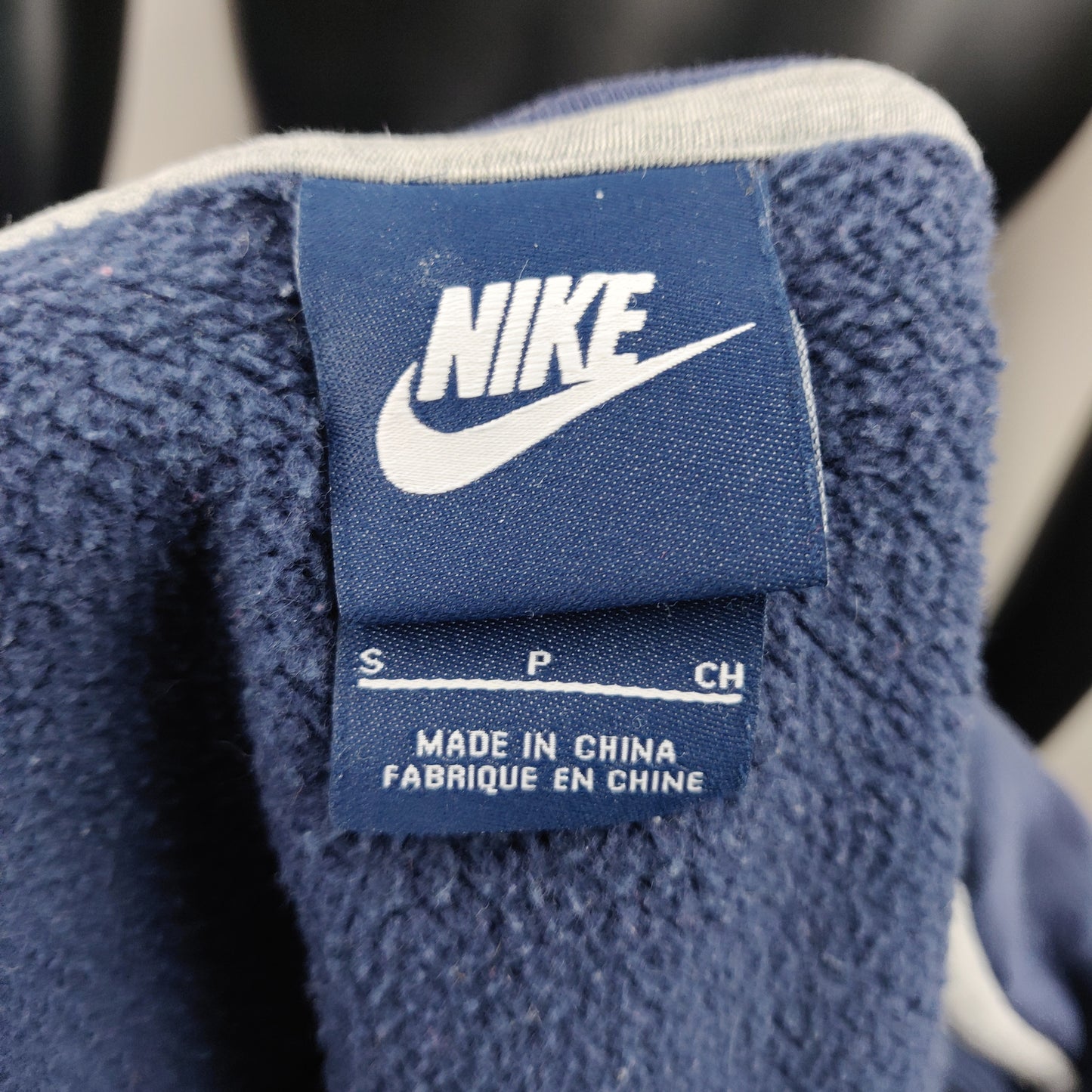 Nike Club Fleece Blue Full Zip Hoodie Men Size Small