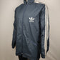 Adidas Vintage 90s Navy Windbreaker Rain Jacket Men Size Medium