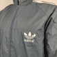 Adidas Vintage 90s Navy Windbreaker Rain Jacket Men Size Medium