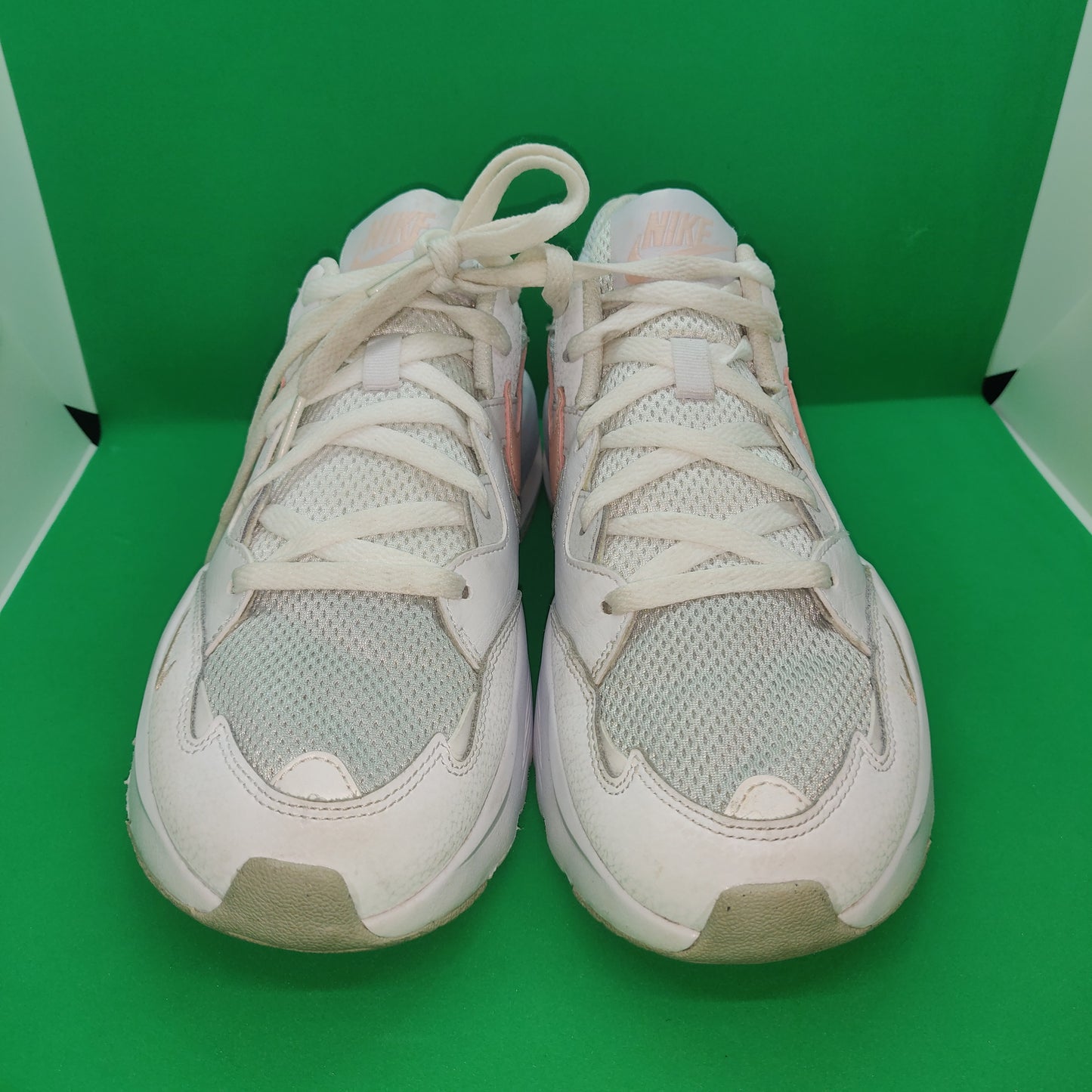 Nike Air Max Fusion White/Pink Trainers - CJ1671-101 - Women Size UK 7