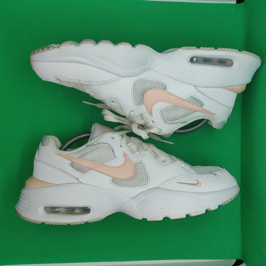 Nike Air Max Fusion White/Pink Trainers - CJ1671-101 - Women Size UK 7