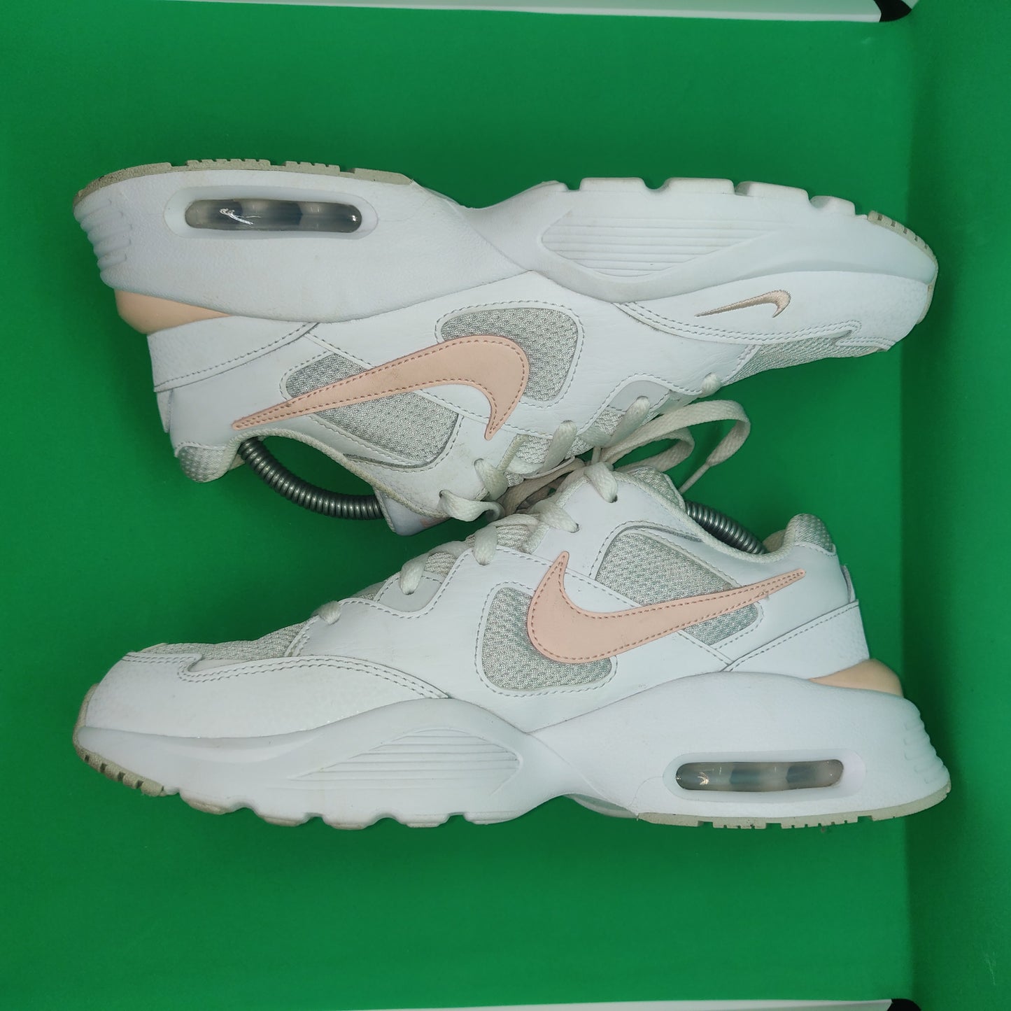 Nike Air Max Fusion White/Pink Trainers - CJ1671-101 - Women Size UK 7