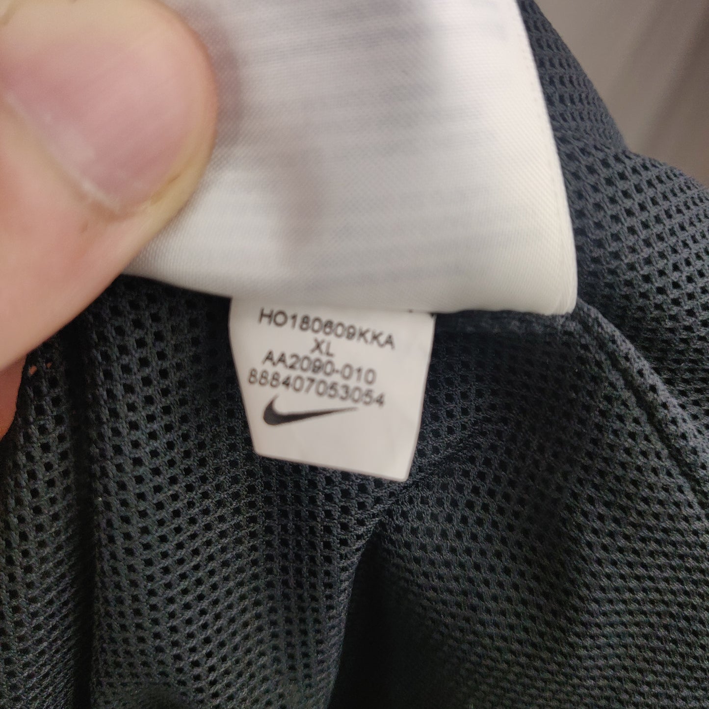 Nike Football Ardmore Rovers Black Rain Jacket Windbreaker Men Size XL