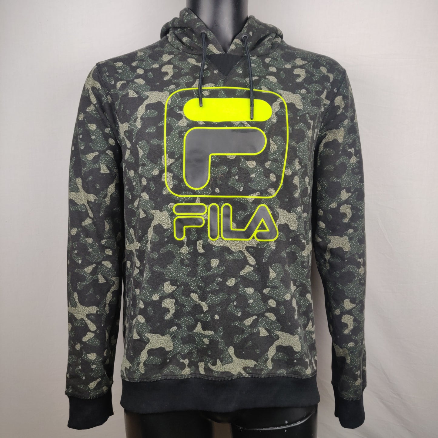 FILA Camo Pullover Hoodie Men Size Large