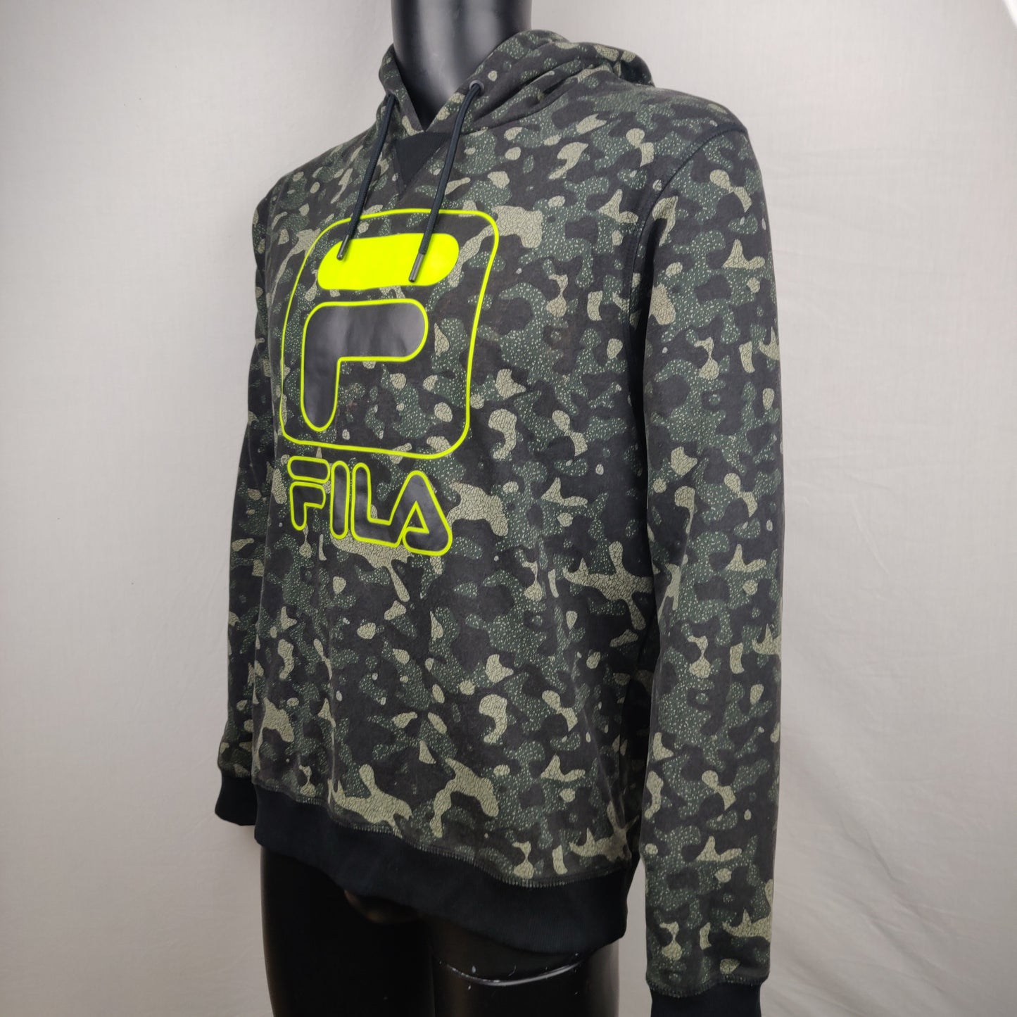 FILA Camo Pullover Hoodie Men Size Large