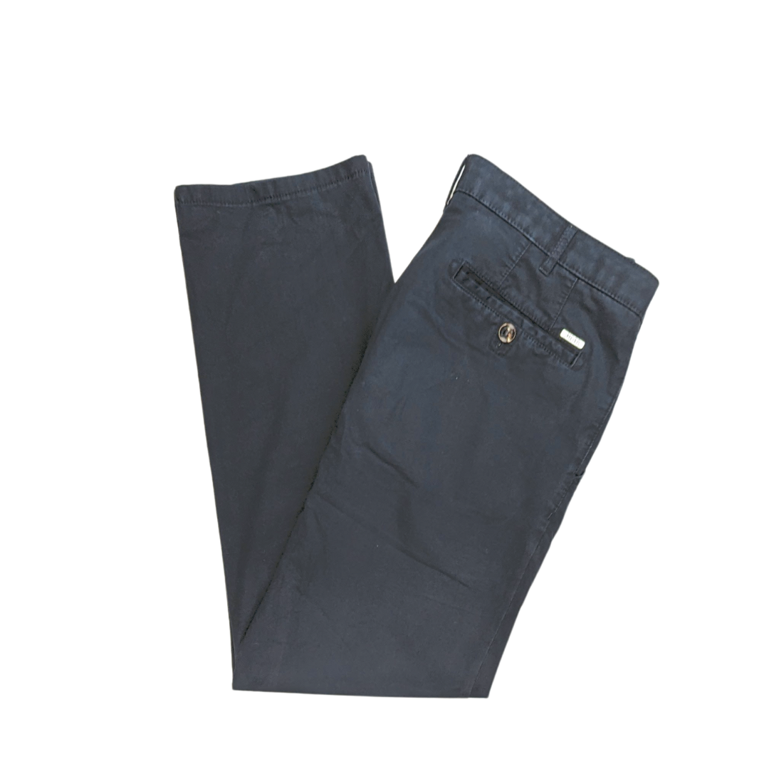 Meyer Roma Navy Chinos Modern Comfort Fit Men Size W34/L30