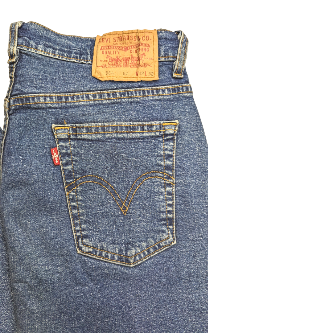 Levi's 584 Blue Bootcut Jeans Women Size W32/L32