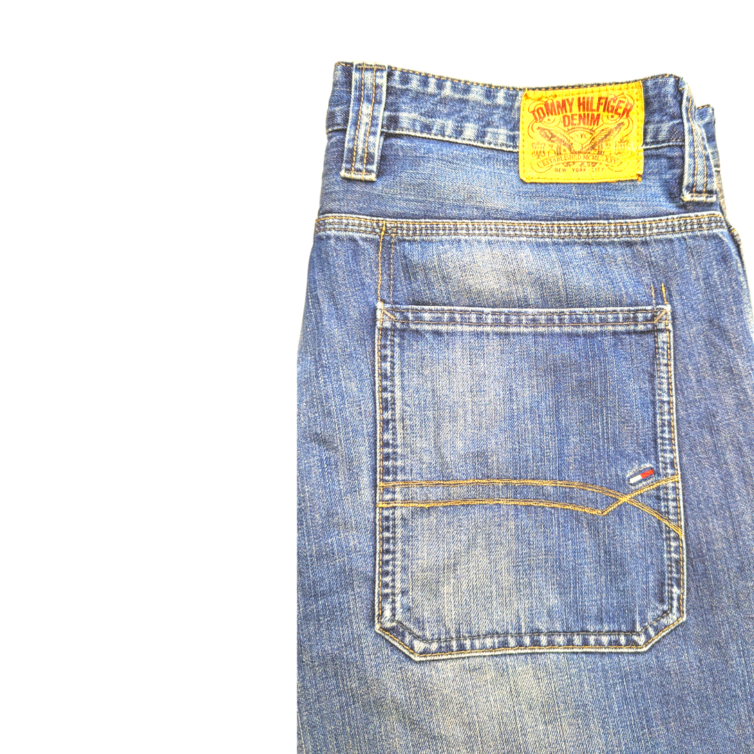 Tommy Hilfiger Denim Wide Leg Ballpeen Comfort Jeans Men W36/L32