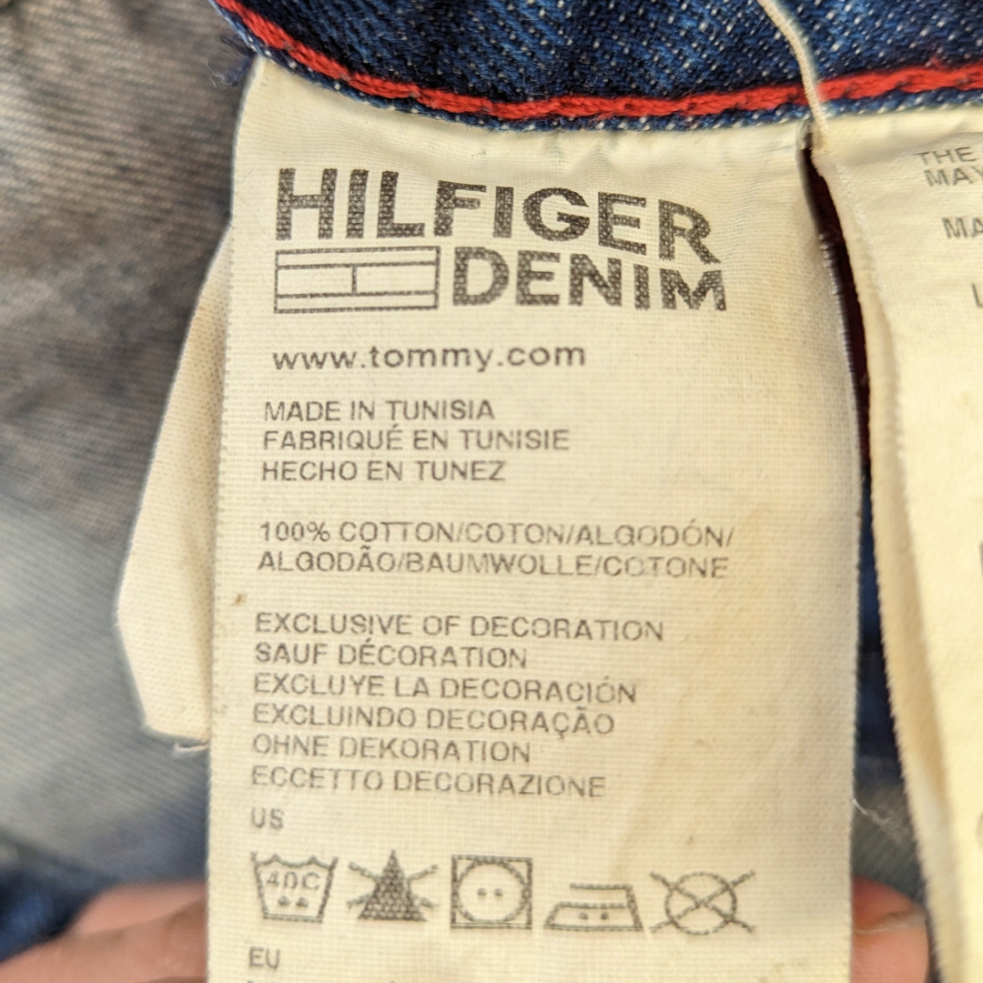 Tommy Hilfiger Denim Wide Leg Ballpeen Comfort Jeans Men W36/L32