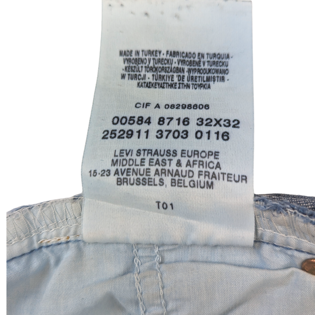 Levi's 584 Blue Bootcut Jeans Women Size W32/L32