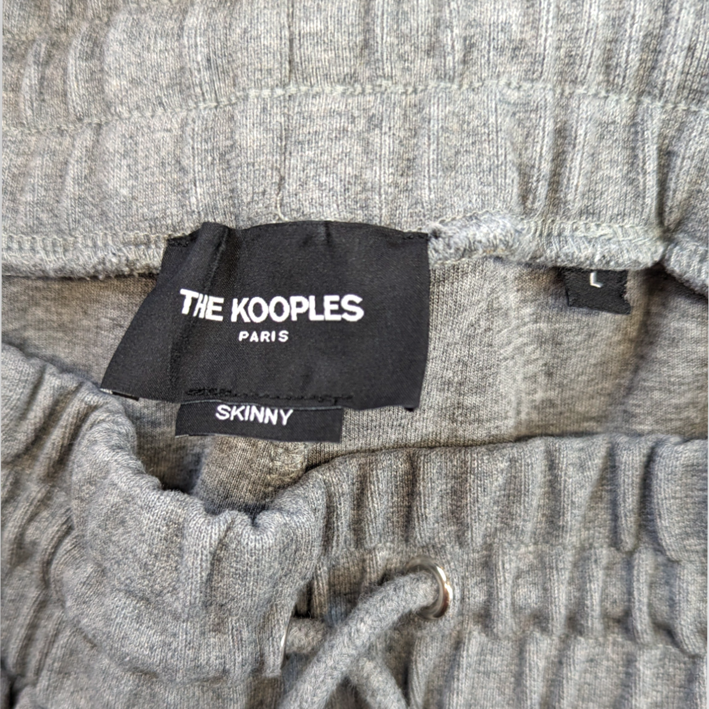 The Kooples Paris Grey Slim Fit Fleece Joggers Men Size Large