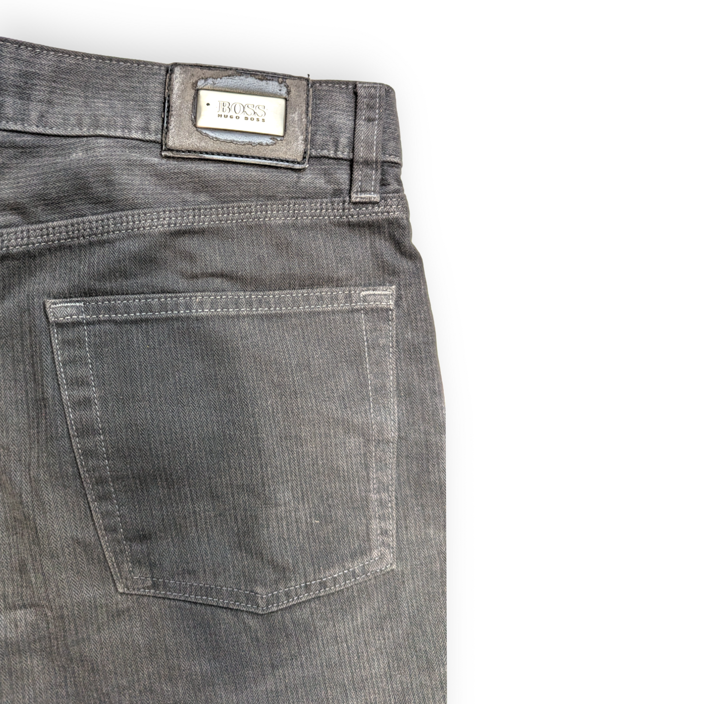 BOSS Hugo Boss Black Straight Fit Jeans Men Size W34/L32