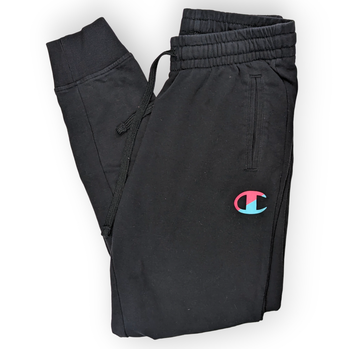 Champion Black Tracksuit Bottoms Joggers Women Size Small