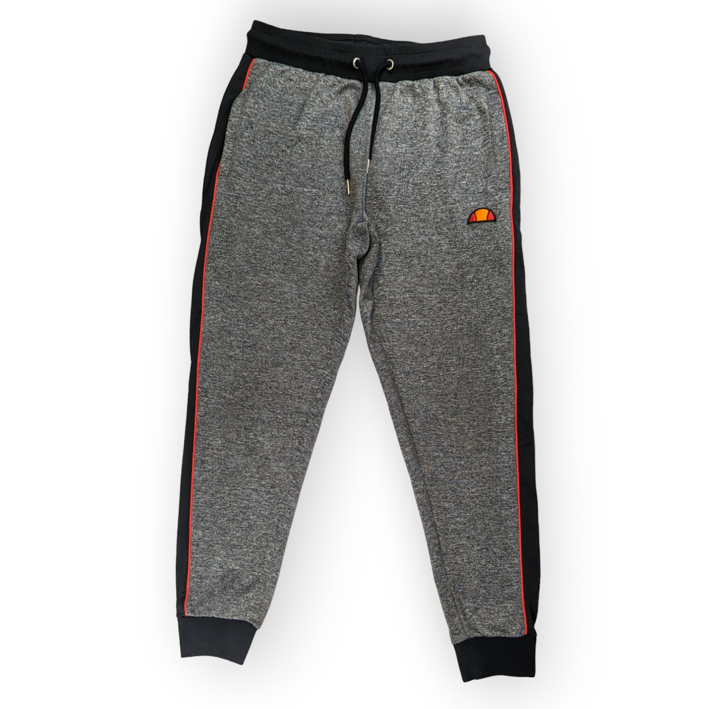 Ellesse Black Grey Fleece Joggers Sweatpants Men Size Medium