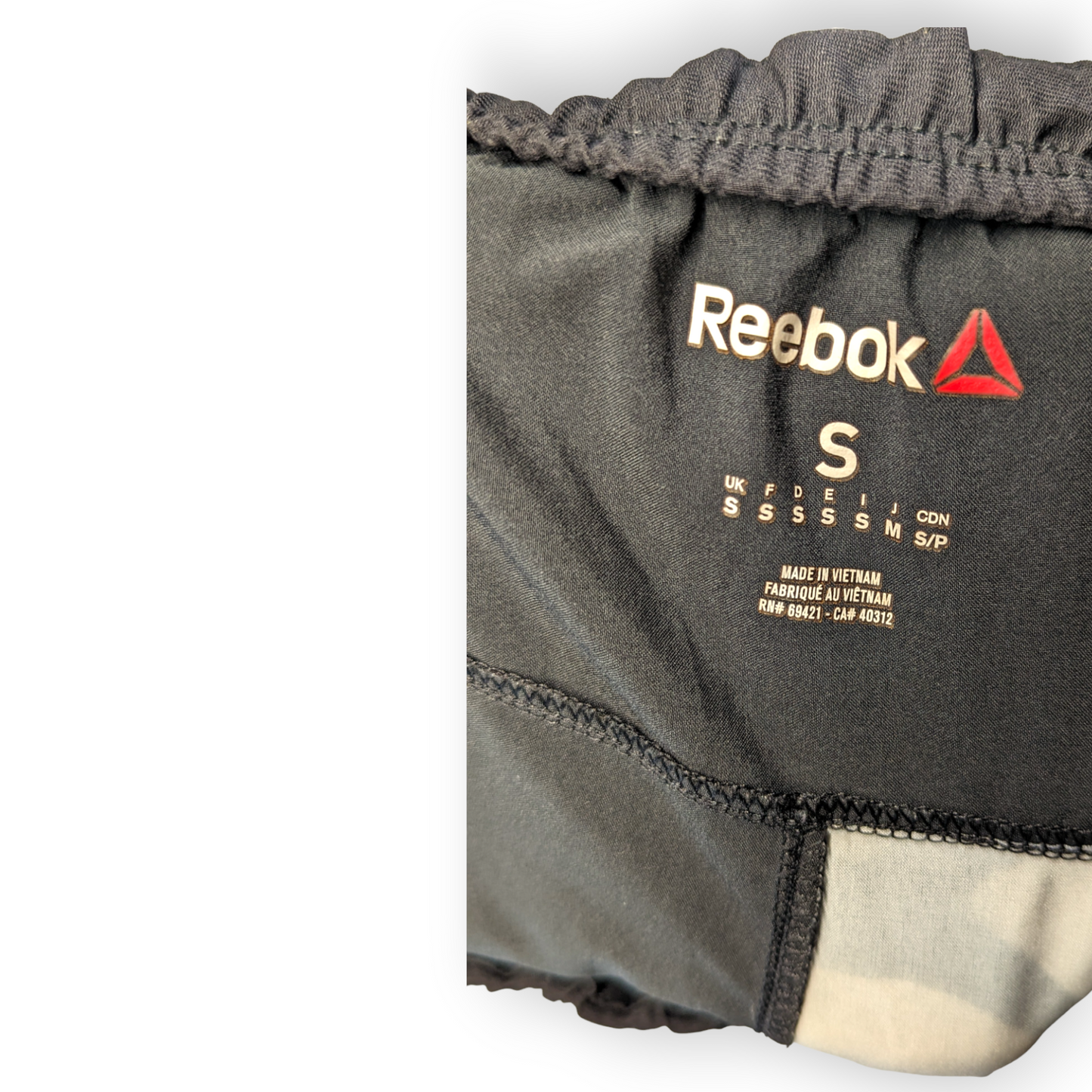 Reebok Black Athletic Training Shorts Men Size Small